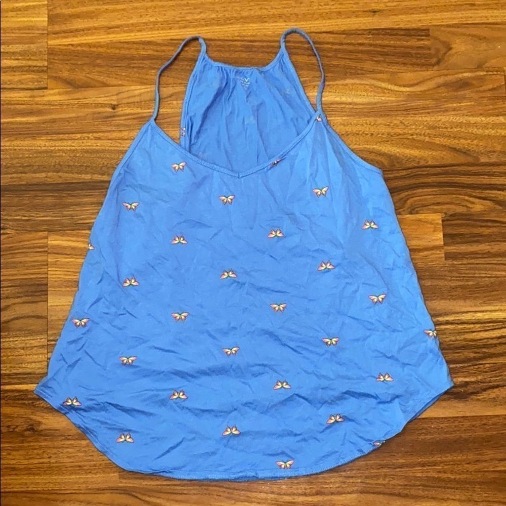 GAP Butterfly Tank Blue Size Small